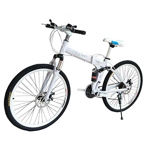 Plegables : DSHUJC Bicicleta Plegable de Moda, Bicicleta de montaña de 26 Pulgadas Freno de Disco Doble Macho y Hembra Coche Adulto Doble Amortiguador Estudiante Velocidad Variable Bicicleta