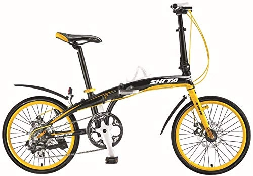 Plegables : WYZXR Estilo Libre Nios 'Bicicletas Gearshift Bicicleta Plegable Aluminio Nios Bicicleta Deporte Moda Bicicleta 20 Pulgadas
