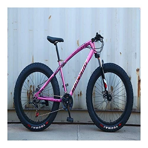 Fat Tyre Bike : without logo AFTWLKJ Road Bike Mountain Bike Fixed Gear Bike Snowmobile 4.0 Expanded Large Variable Speed Tire Fat Tire Auto Shock Absorption Mountain (Colore : A11, Numero di velocità : 30 Speed)