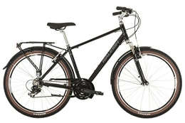 Raleigh Bicicletas híbrida 2016 Raleigh Pioneer Trail – Bicicleta híbrida de aluminio para bicicleta, color negro, color negro y azul real, tamaño 23