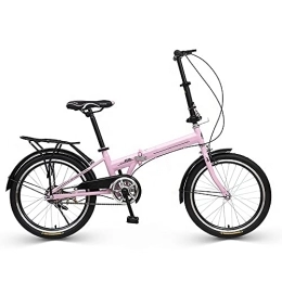 DODOBD Plegables 20 Pulgadas Bicicleta Plegable para Hombres y Mujeres, Bicicleta Retro de Ciudad con Frenos de Disco Dobles ​para Aire Libre Deporte de la Bici