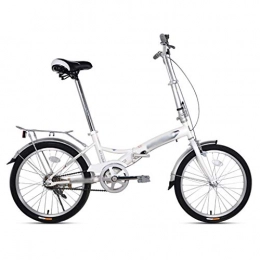 GEXIN Bicicleta GEXIN Bicicleta Plegable portátil, Bicicleta Urbana de 20 Pulgadas para Adolescentes, Marco de Acero de Alto Carbono, Marco Trasero
