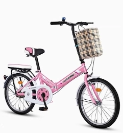 WOLWES Plegables WOLWES Bicicleta Plegable Bicicleta Plegable Bicicleta Plegable Ligera Bicicleta Plegable para Viajar, Bicicleta Plegable De Ciudad para Hombres Mujeres C, 16in