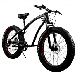 CHHD Fat Tyre Bike CHHD Fat Bikes 2020, Fat Tire Bike Accessories Bicycle Warehouse, Wide Tire Full Suspension Big Fat Tyre Mountain Bike 26'' After 7 Speed High Speed Mountain Snow Bike