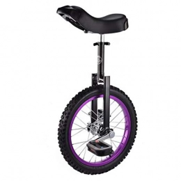 YYLL Fahrräder YYLL Einräder for Erwachsene 16 Zoll Standard-Flachschulter Gabelstapler Rad Trainer mit Einrad Farbige Reifen Stehen (Color : Purple, Size : 16inch)
