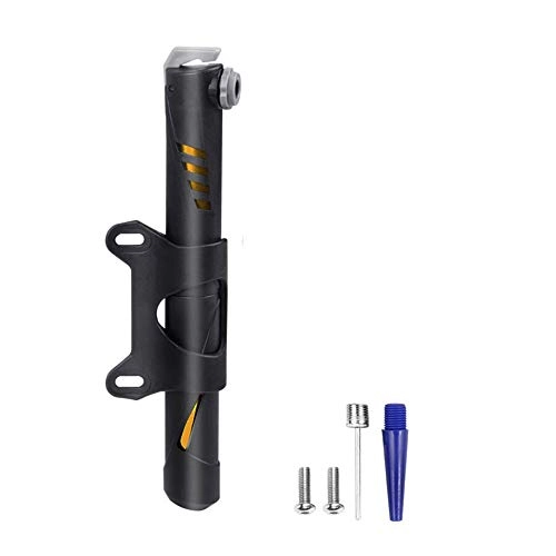 Bike Pump : Jklt Bike Pump 2 Mini Bike Pumps for Presta and Schrader Bike Pump Valves with a Maximum Pressure Of 120 PSI for Easier and Faster Inflation Easy to Operate and Carry (Color : Golden, Size : 20.5cm)
