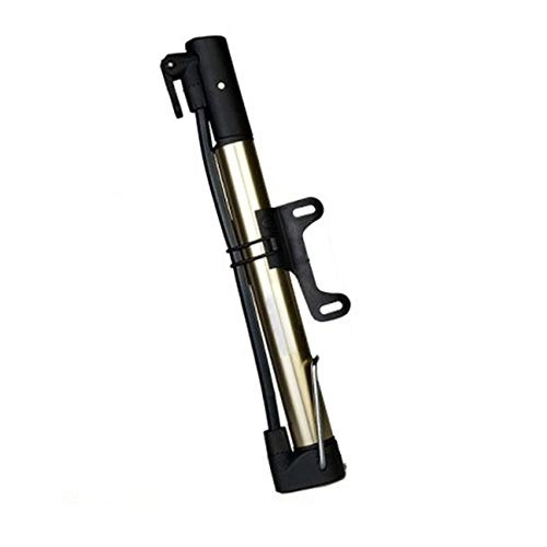 Bike Pump : Jklt Bike Pump Presta and Schrader Valve for Manual Bicycle Pumps for Bicycle Tires and Balls Without Valve Replacement Easy to Operate and Carry (Color : Golden, Size : 29cm)