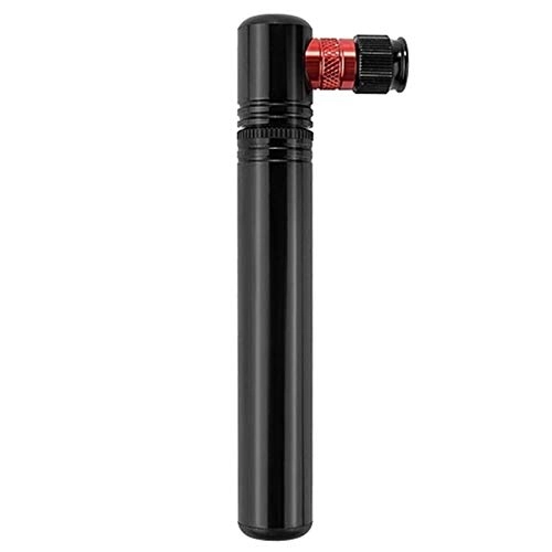 Bike Pump : LiChaoWen Portable Bicycle Tire Air Pump 120 PSI Mini Bike Pump With Mounting Bracket Fits Presta And Schrader For Road Bicycles Mountain Bikes (Color : Black, Size : ONE SIZE)