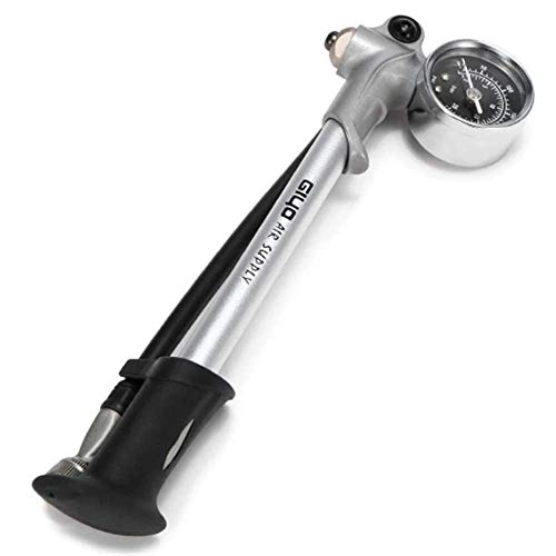 Bike Pump : Qiutianchen Bicycle Foor Pump Lightweight Bicycle Pump The Mini Bike Shock Pump Suitable for Bicycles (Color : Black, Size : One Size)