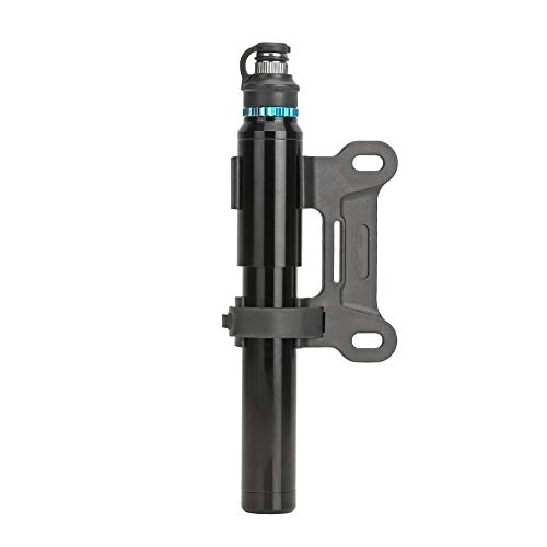 Bike Pump : ReedG Frame Mounted Pumps Small Ball Inflatable Toy Inflatable Pump Can Be Carried Around Bicycle Household Aluminum Alloy Pump Easy To Use (Color : Black, Size : 170mm)