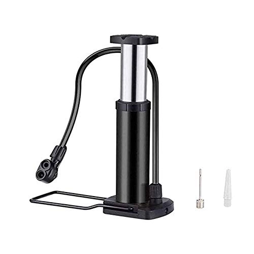 Bike Pump : Zyyqt Portable Bicycle Pump, Pedal-type Bicycle Air Pump, Suitable for Road Mountain Bike (Color : Black)