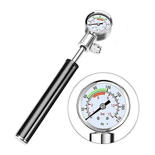 Bike Pump : Zyyqt Ultra-light Universal Bicycle Pump, Portable Bicycle Inflator With Pressure Gauge, Manual Pump for Tire Ball
