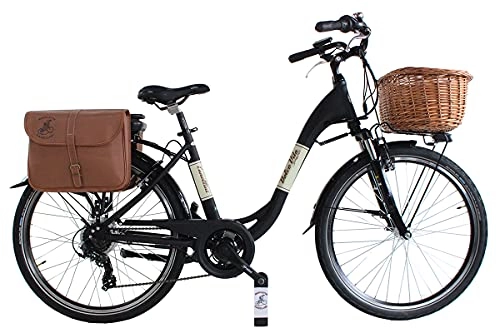 Bici elettriches : 2021 Bicicletta elettrica Venere Dolce Vita Elettrica Alluminio Donna Panna Schimano Schwalbe