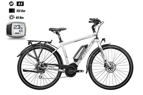 Bici elettriches : Atala Bici elettrica B-Tour Man 28'' 8-V Taglia 49 Active 300Wh Purion 2018 (Trekking Elettriche) / Electric Bike B-Tour Man 28'' 8-S Size 49 Active 300Wh Purion 2018 (Trekking E-Bike)