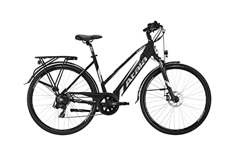 Bici elettriches : Atala Bici elettrica CITY SPIKE 7.1 7V TELAIO UNISEX 45 COLORE NERO / GRIGIO