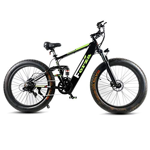 Bici elettriches : dme bike Fat-Bike Bicicletta Elettrica a Pedalata Assistita 26" Forza Fat V2.4 250W Nero Matto