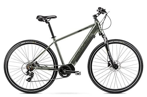 Bici elettriches : Ebike e-bike bici elettrica bicicletta pedalata assistita trekking citybike ctb mtb ibrida alluminio Bafang motore centrale Romet e-Orkan 1