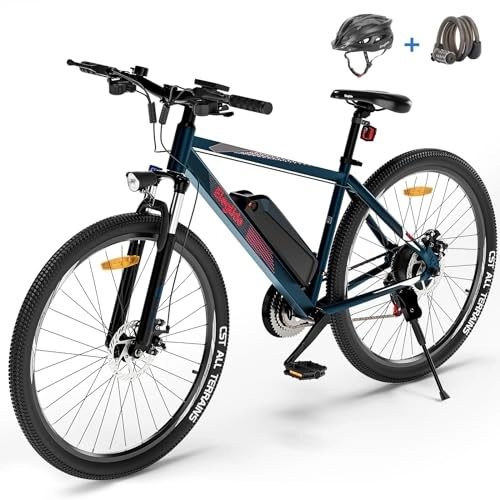 Bici elettriches : Eleglide Bicicletta Elettrica Adulti, Mountain Bike, e bike city, e bike fat M1, Mountain Bike 27, 5", Batteria rimovibile 7, 5 Ah, Cambio Shimano - 21 Velocità