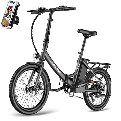 Bici elettriches : Fafrees F20 Light E Bicicletta pieghevole da 20 pollici con batteria da 36 V 14, 5 AH, bicicletta elettrica da uomo, 250 W, 120 kg, max 25 km / h, Ebike Mountain bike (nero)