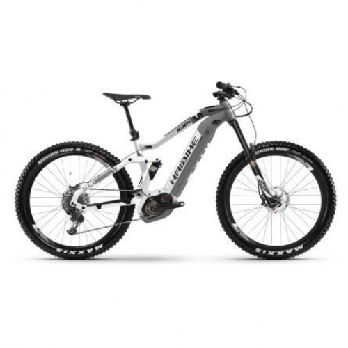Bici elettriches : HAIBIKE Xduro Allmtn 3.0 i500wh 11v Bosch Bianco / Grigio Taglia 47 2019 (eMTB all Mountain)