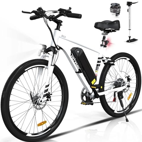 Bici elettriches : HITWAY Bicicletta Elettrica, Adulti Mountain Bike Elettrico, Bicicletta elettrica da 26" 2, 1 / 3, 0 / 4, 0, E-bike da pendolarismo con batteria rimovibile da 36V / 12AH, 48V15AH, 7 Velocità, 35-90km
