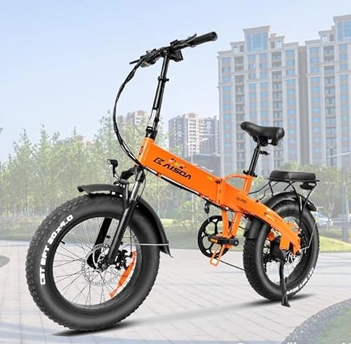 Bici elettriches : K KAISDA Bici Elettrica Fat bike Pieghevole 48V 12.8AH | Ebike Mountain bike 20"*4.0 Fat Tire per Adulti