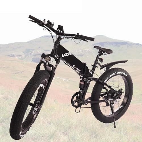 Bici elettriches : K KAISDA Bici Elettriche 26" Pieghevole Super Potenza con Un'autonomia di 70km e una Velocità Massima di 25km / h, con Pedalata Assistita Mountainbike MTB