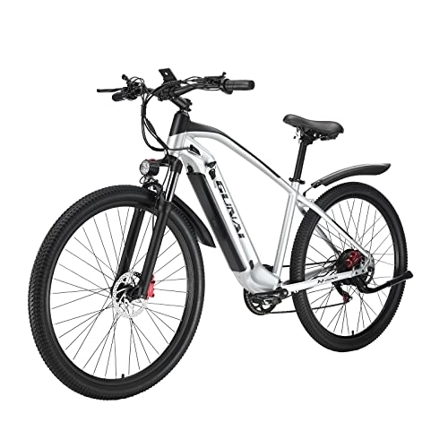 Bici elettriches : KELKART Mountain Bike elettrica per adulti, 48 V, 19 Ah, batteria agli ioni di litio, Shimano 7 velocità, 29 pollici, Thin Tires Electric Bike per uomo / donna