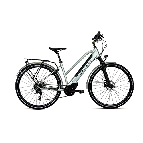 Bici elettriches : MYLAND Volterra E-Trekking 28'' 8v 504wh Grigio Taglia M (Trekking Elettriche)