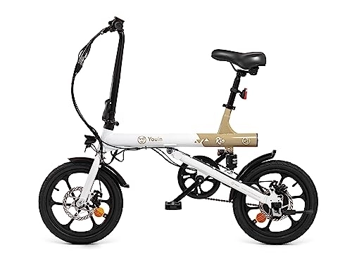 Bici elettriches : Youin Rio - Bicicletta elettrica pieghevole ruote 16" pollici - 250 W, 45 km autonomia, sospensione posteriore.