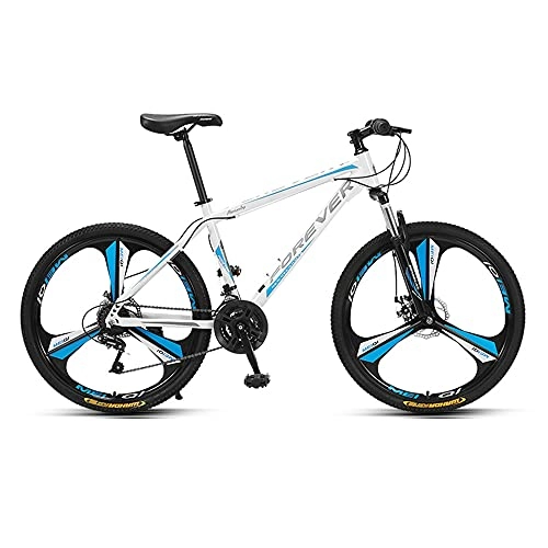 Mountain Bike : Bicicletta, mountain bike, bicicletta fuoristrada da 26 pollici a 24 velocità, telaio in lega di alluminio ultraleggera, per adulti e adolescenti, doppio freno a disco, sedile regolabile / B / 1