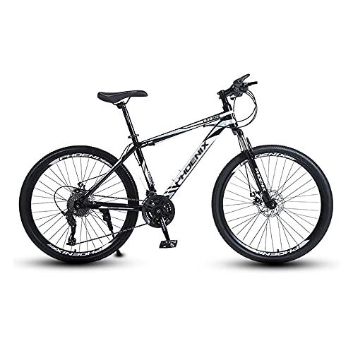 Mountain Bike : Bicicletta, mountain bike da 24 / 26 pollici a 27 velocità, bicicletta fuoristrada, per adulti e adolescenti, facile da installare, telaio in acciaio ad alto tenore di carbonio, forte capacità di c