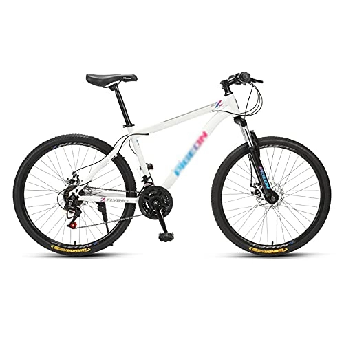 Mountain Bike : Bicicletta, mountain bike da 24 / 26 pollici, bicicletta fuoristrada a 24 velocità, per adulti e adolescenti, facile da installare, telaio in acciaio ad alto tenore di carbonio, forte capacità di c