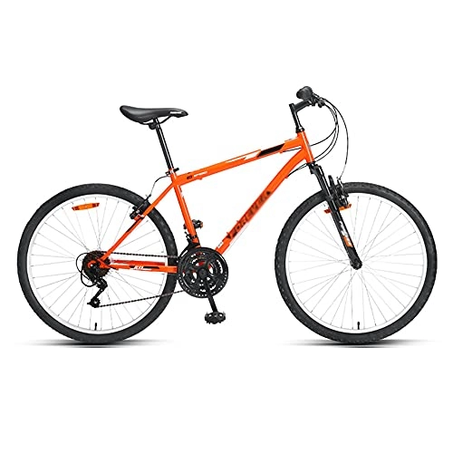 Mountain Bike : Bicicletta, Mountain Bike Fuoristrada 26", Bicicletta Ammortizzata a 18 Velocità, con Telaio in Acciaio ad Alto Tenore Di Carbonio, Doppio Freno a V, per Adulti e Adolescenti / A / 168x99c
