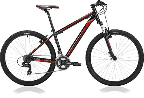 Mountain Bike : DEED Hoop 27, 5 Pollice 45 cm Uomini 21SP Freni a Cerchio Nero / Rosso