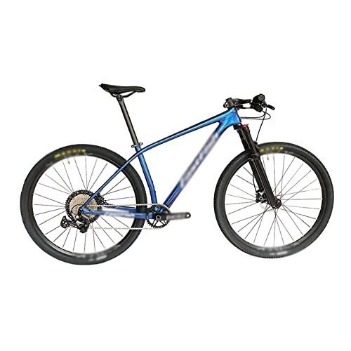 Mountain Bike : HESND zxc Biciclette per adulti Mountain Bike in fibra di carbonio telaio duro velocità ultra leggero cross country mountain bike