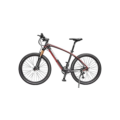 Mountain Bike : IEASEzxc Bicycle Velocità in carbonio Variabile Velocità Mountain Bike Cross Country Racing Car Pneumatico Shock Assorbimento Uomini e donne (Color : Red, Size : 27_26)