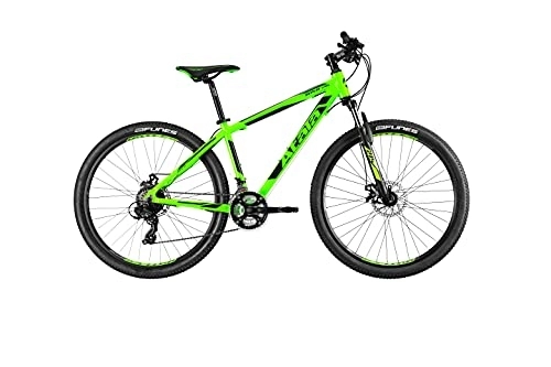Bicicletas de montaña : Atala Bicicleta de montaña modelo 2021 Replay Stef 21 V MD verde neón – negro mate S 16 pulgadas (155 – 170 cm)