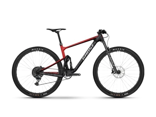 Bicicletas de montaña : Ghost Lector FS Universal Fully Mountain Bike (29 pulgadas, carbono / rojo crawall)