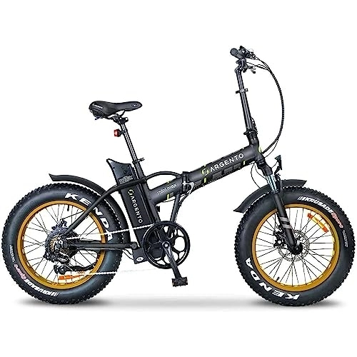 Bicicletas eléctrica : Argento Mini MAX+ Bicicleta, Unisex Adulto, Plateado, Talla única