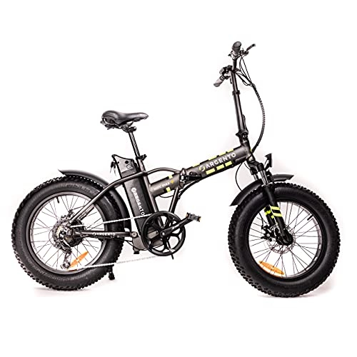 Bicicletas eléctrica : Argento Mini MAX+ - Bicicleta Unisex para Adultos, Color Plateado, Talla única