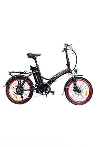 Bicicletas eléctrica : Argento Piuma+ - Bicicleta eléctrica de Ciudad Plegable Unisex para Adulto, Rojo, 42