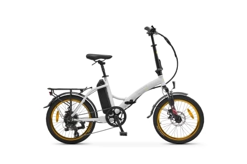 Bicicletas eléctrica : Argento, Piuma-S, Bicicleta Eléctrica, Plegable, Motor 250W, Batería 374WH, Neumáticos 20