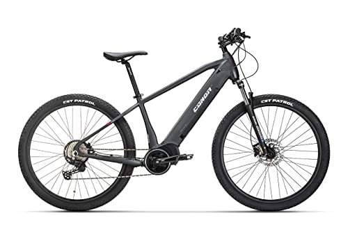 Bicicletas eléctrica : Conor Borneo 29" 11s Bicicleta electrica, Adultos Unisex, Gris Oscuro, XL 530mm
