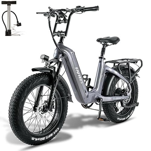 Bicicletas eléctrica : Fafrees Bicicleta de montaña oficial F20 Master E para mujer, 20 pulgadas, 48 V / 22, 5 Ah, batería de 60 Nm, bicicleta eléctrica para mujer, con freno de disco hidráulico, 150 kg
