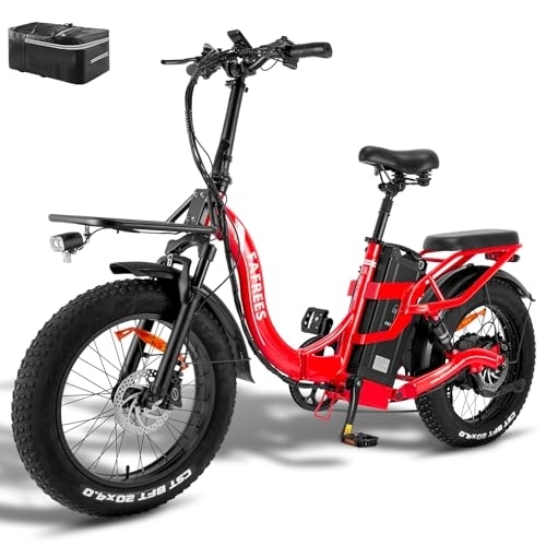 Bicicletas eléctrica : Fafrees F20 X-MAX [Oficial] Kapprad Ebike hombre 20 pulgadas 48 V 30 Ah batería Fatbike bicicleta eléctrica bicicleta plegable 65 N.m, bicicleta eléctrica de freno para mujer, bicicleta de montaña