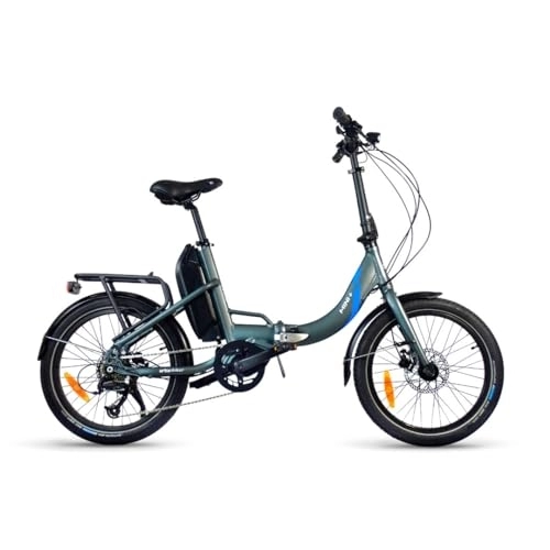 Bicicletas eléctrica : URBANBIKER MiniPlus - Bicicleta eléctrica plegable de 20 pulgadas, motor de 250 W, batería de litio extraíble de 540 WH (36 V, 15 Ah), frenos hidráulicos, para hombre y mujer, City E Bike