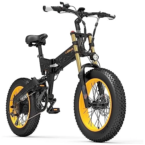 Bicicletas eléctrica : Vikzche Q X3000plus-UP - Bicicleta de Nieve con neumáticos Gruesos 4.0 de 20 Pulgadas (Gris)