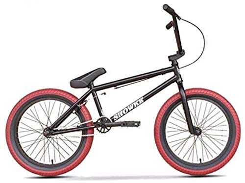 BMX : LFSTY Bicicleta BMX para niños y Adultos, niños y Principiantes a Jinetes avanzados, Ruedas de 20 Pulgadas, Marco de Acero de Cromo molibdeno de Alta Resistencia, Engranaje BMX 25x9T