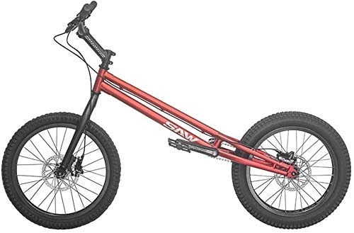 BMX : MU 20 Pulgadas Bmx Trial Bicicleta / Bici de Ensayo para Principiantes Y Avanzados, Frame Crmo Y Tenedor, con Freno, Rojo, Versión de Alto